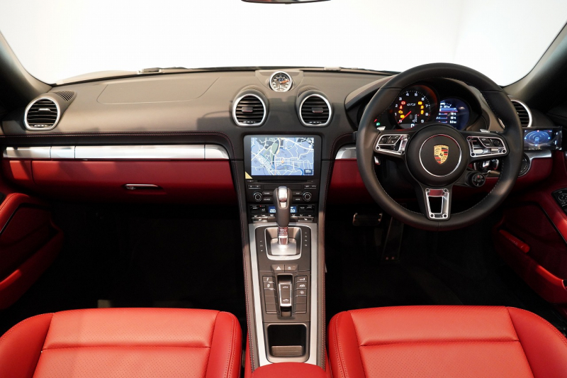 ポルシェ 718 ボクスター GTS 4.0 PDK ツートーンレザーインテリア PDLS+LEDヘッドライト ジェットブラック 中古車