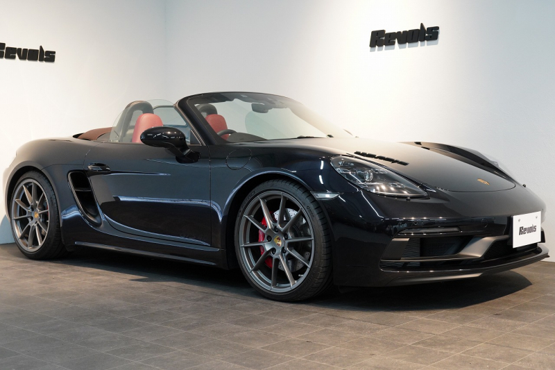 ポルシェ 718 ボクスター GTS 4.0 PDK ツートーンレザーインテリア PDLS+LEDヘッドライト ジェットブラック 中古車