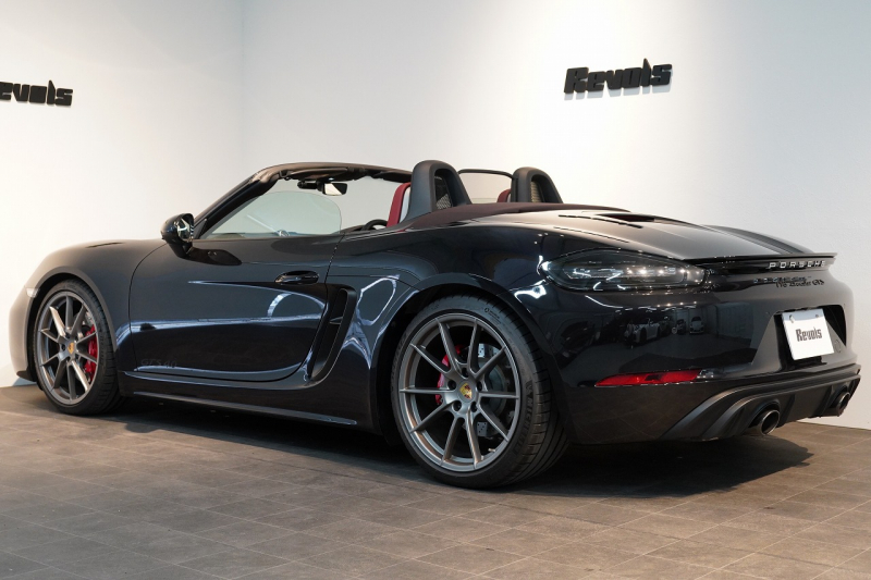 ポルシェ 718 ボクスター GTS 4.0 PDK ツートーンレザーインテリア PDLS+LEDヘッドライト ジェットブラック 中古車