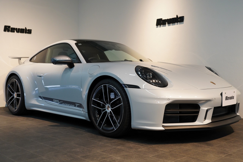 ポルシェ 911(Type992) Carrera T 6MT 後期モデル(992.2) 1オーナー OP500  エアロキット カーボンルーフ CarreraTインテリアPKG 18way電動シート Burmester 中古車